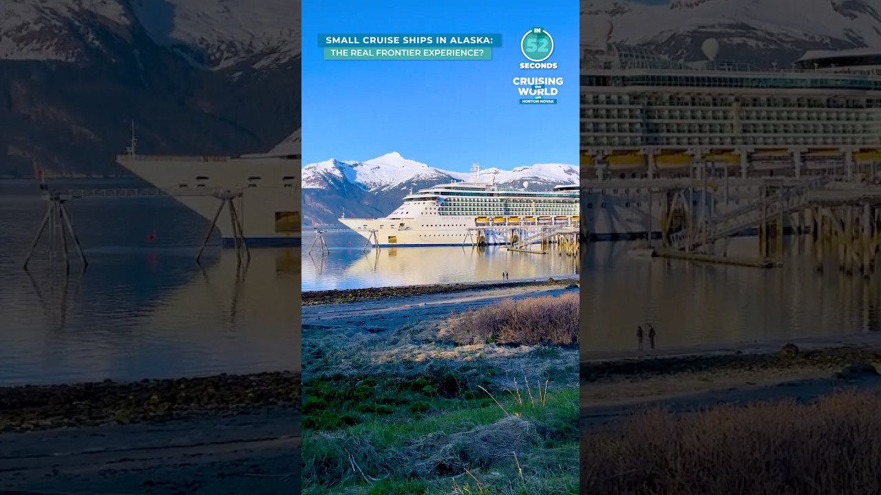 Small cruise ships in Alaska: the real frontier experience? #shorts