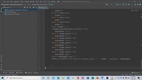 Menampilkan Nilai Mahasiswa Menggunakan JOptionPane dengan Java