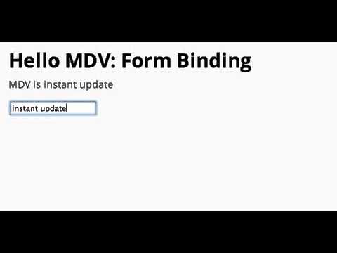 Data Binding example of Dart Web Components