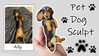 Sculpting a Custom Polymer Clay Pet: Ally the Dog