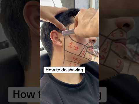 تعلم خطوات حلاقة اللحيه بالموس Barber Hairstyle اكسبلور Shorts Subscribe Shortvideo Skills