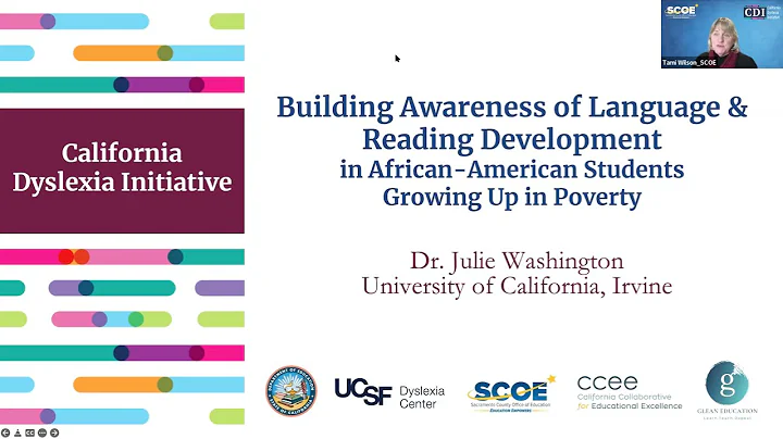 Dr. Julie Washington - Reading Development in Afri...