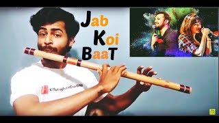 Jab Koi Baat | Atif aslam ft.Shirley setia | Flute cover | F Base | Jeevan Dhami