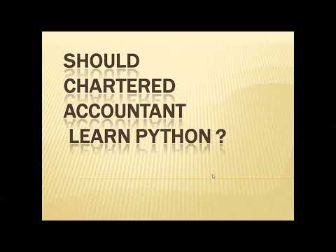 Scope of Python for CA | CS | CMA | Should CA | CS | CMA learn phython | Coding