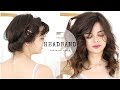 Trying Headband Curls | Overnight Heatless Curling Method