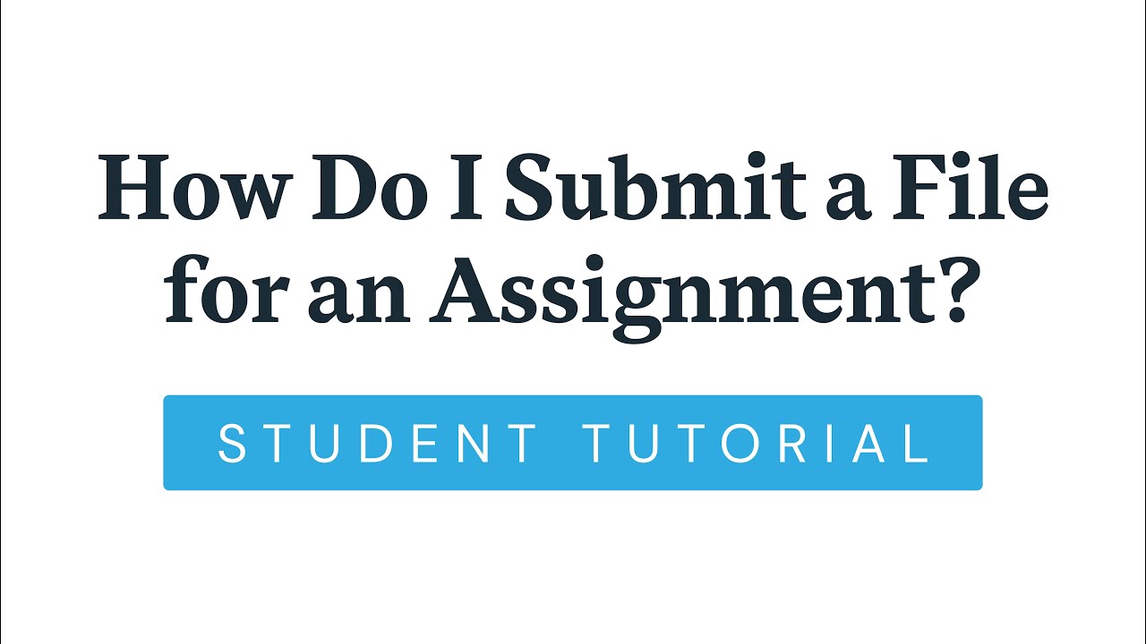 how do i submit an assignment on pearson