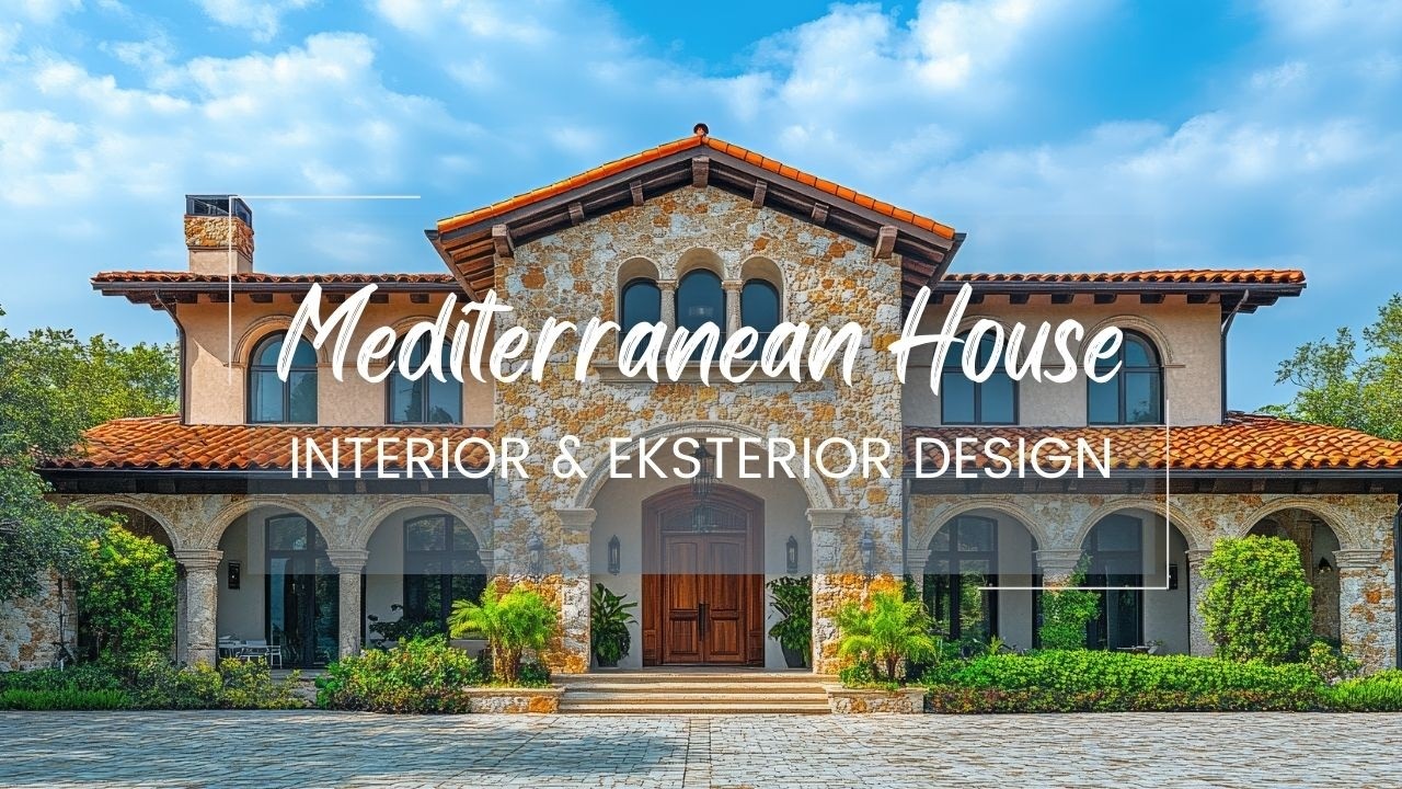 Modern Mediterranean House Tour with Interiors - Exterior Design and ...