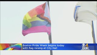 Boston Pride Week Begins With Flag Raising At City Hall