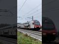 Passage d’un IC2020 avec un beau sifflet à St-Prex #suisse #train #trainspotting #railway #rail