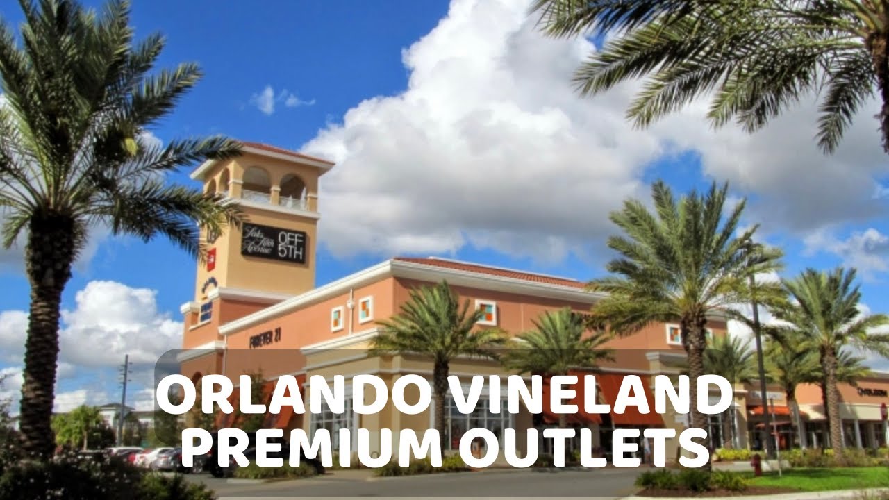 Recorrido por Orlando VIneland Premium Outlets, uno de los shoppings