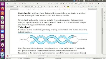 S4 CT Data Communication: Module 3 Class 1 Twisted pair cable