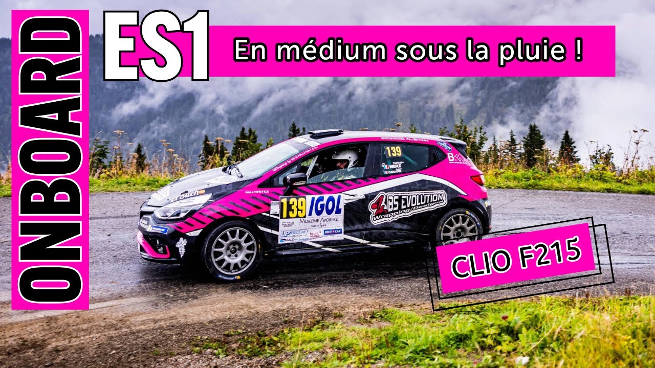 Rallye Mont Blanc 2025 | ES1 | CLIO F215