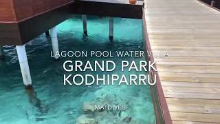 Grand Park Kodhiparru, Maldives - Lagoon Pool Water Villa Room Tour Walk Through