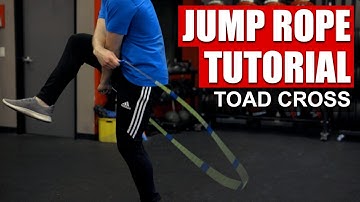 JUMP ROPE TUTORIAL - TOAD CROSS (with slow motion) | COACH NATE K-G