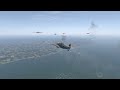 Bf-109 Intercepts Bombers