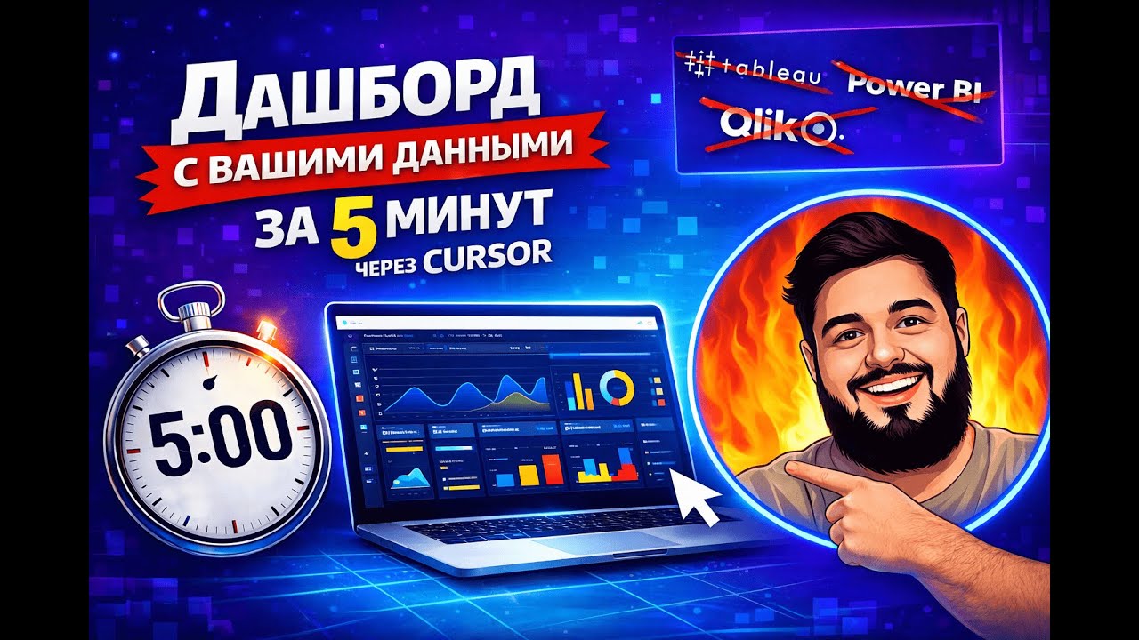 Создаем интерактивный дашборд на ваших данных / CURSOR