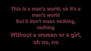 Video thumbnail of "Seal - It's A Man's Man's Man's World - Lyrics HQ/HD"