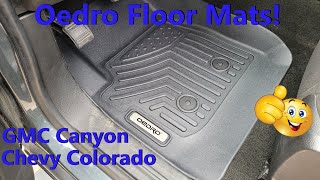 Oedro floor mats for the 2017 GMC Canyon