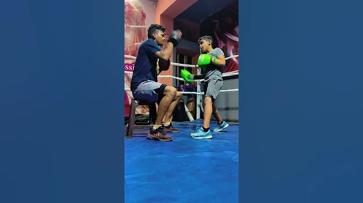 Kids speedy boxing training exercise #boxing #boxer #fight #shorts #facebook #gym #hardwork #learn