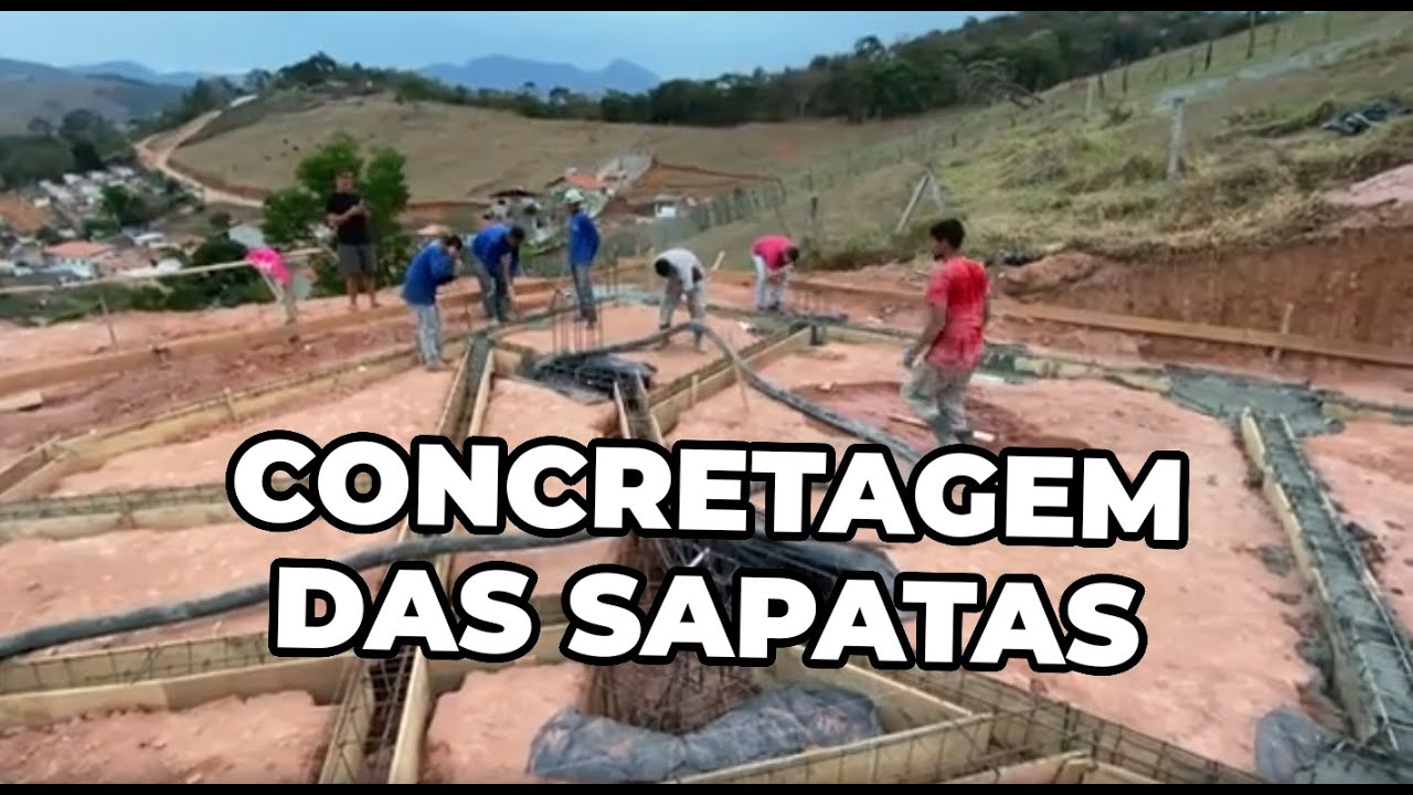 DIÁRIO DE OBRA #5 CONCRETAGEM DAS SAPATAS