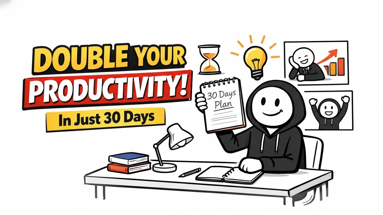 “How I Doubled My Productivity in 30 Days (No Motivation Needed!)”