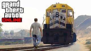 Trevor stops the train in GTA 5 #shorts