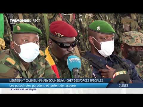 Guinée : annonces du Lieutenant-colonel Mamady Doumbouya