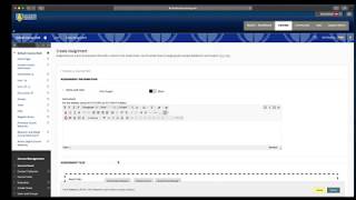 Creating Assignments in Blackboard