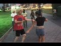 Девушки Танцуют С Кавказцами В Баку 2019  Чеченская Лезгинка ALISHKA ELVIN ELXAN FERID