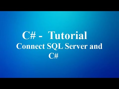 How to Connect  Database using C# Hindi / Urdu