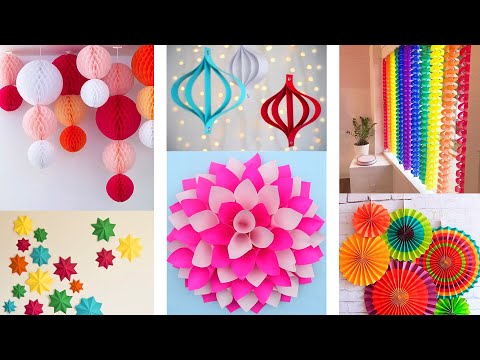 Video: How To Make Paper Decorations