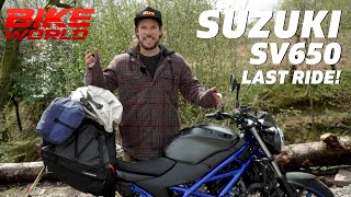 Suzuki SV650 Last Ride | Camping Trip