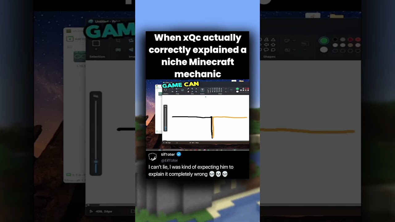 When xQc actually correctly explained a niche Minecraft mechanic