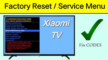 How To Access Service Menu On Xiaomi TV | Perform Factory Reset On Xiaomi/MI TV and LCD