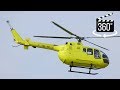 360°🎬 Fly in MBB Bo105 - Formation above Cracow with Edge 540T
