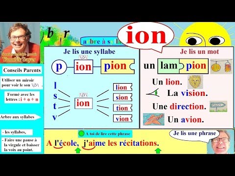 Apprentissage de la lecture Maternelle CP en Français # ion (105)