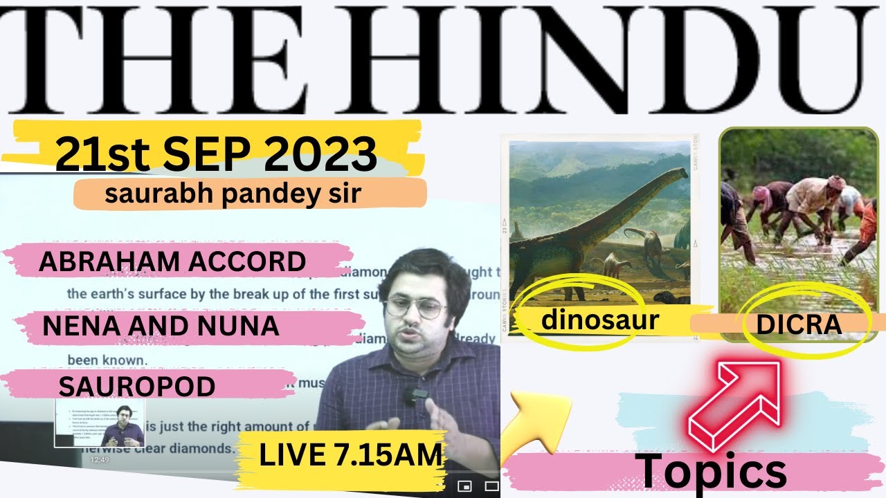 The Hindu Editorial & News Analysis II 21st September 2023 IIDaily ...