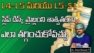 How to avoid back pain in L4-L5 and L5-S1 Slip disc patients | Reva Spine | Dr.Arun kumar