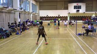 PRSS vs SHS EZ Badminton C Boys 2018 1st Singles 1st Set Part 1
