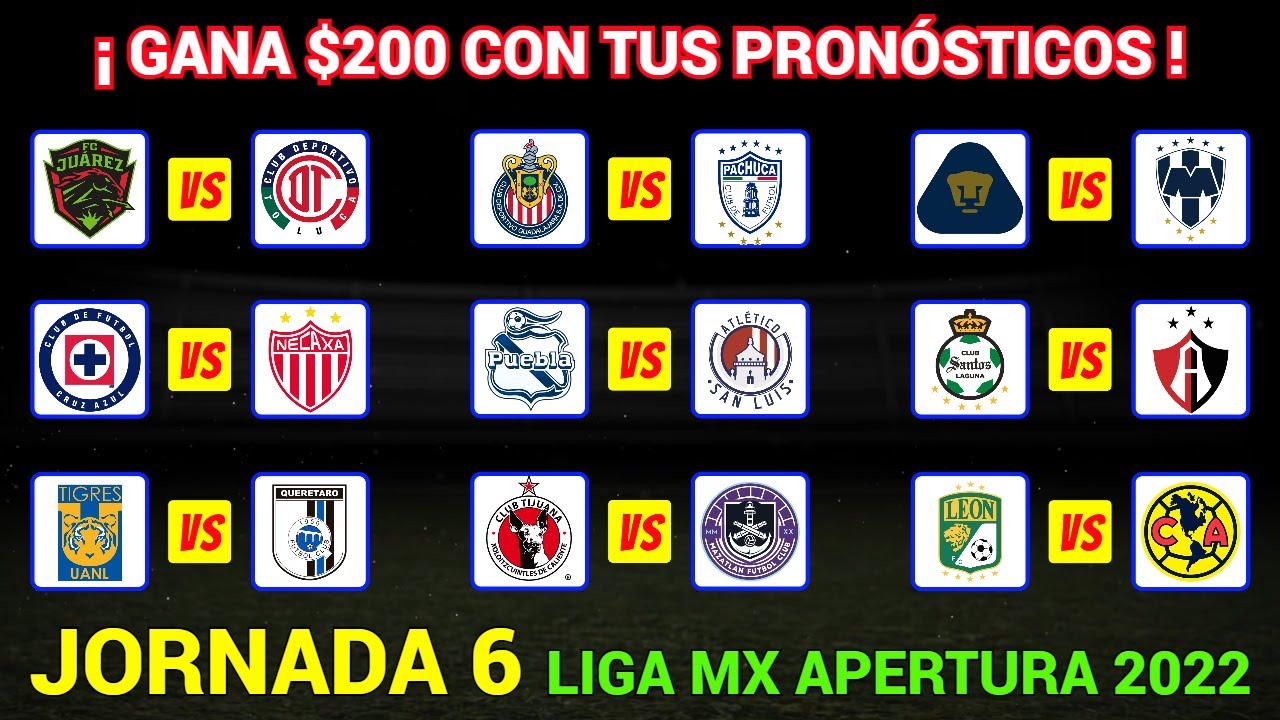 Pronostico quiniela jornada 6