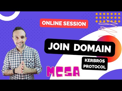 محاضرة ويندوز سيرفر - Join to domain - Kerberos - Windows Server - | By : Mohamed Zohdy - Server