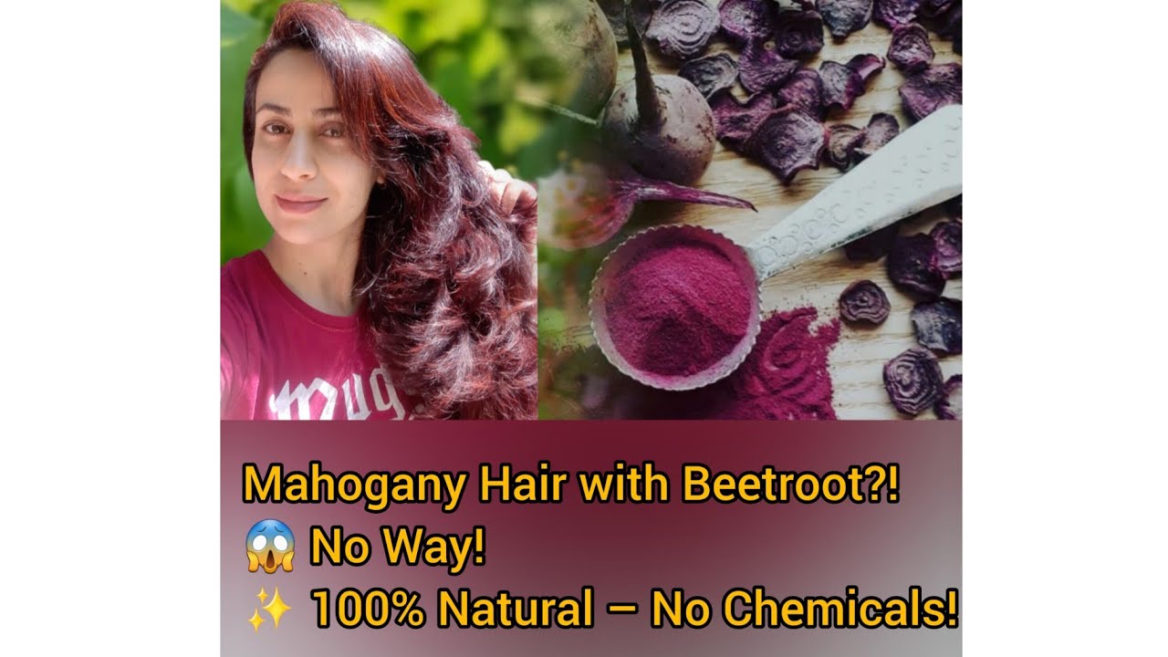 Just with Herbs?! This Mahogany Color Shocked Me!