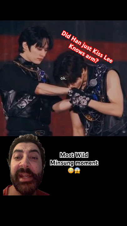 Wildest Minsung Moment Caught on Camera 😳 #straykids #leeknow #han #minsung #kpop #cute
