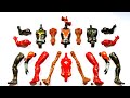 Monster siren head iron-man Batman Ant-Man assemble toys video 