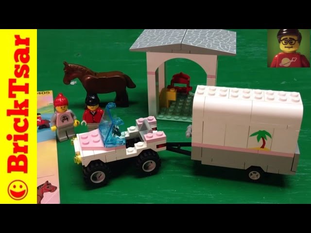 Tæller insekter civilisere Museum LEGO PARADISA 6405 Sunset Stables from 1992 girl LEGO City Town set -  YouTube