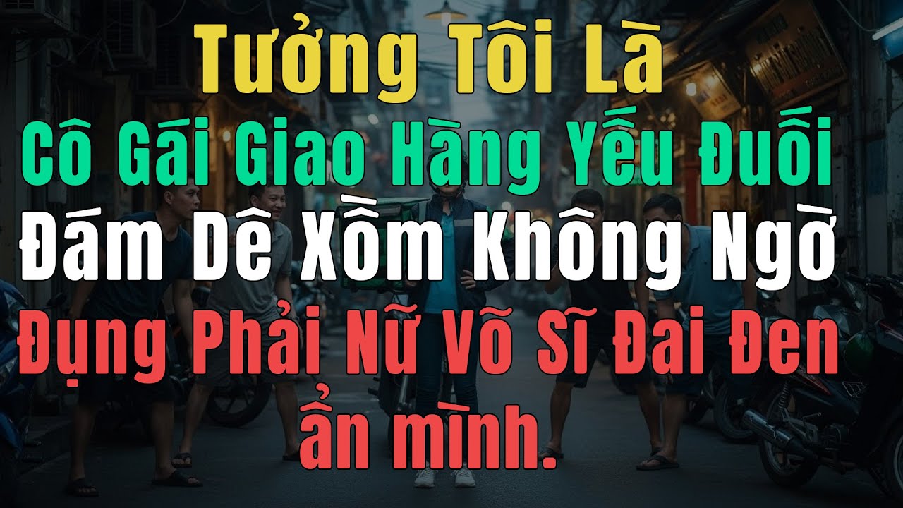 Tưởng Tôi Là Cô Gái Giao Hàng Yếu Đuối, Đám Dê Xồm Không Ngờ Đụng Phải Nữ Võ Sĩ Đai Đen ẩn mình
