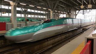 北海道新幹線E5系はやぶさ　新青森駅発車