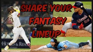 Share your fantasy lineup (A VR for Swing Away Sportscards)