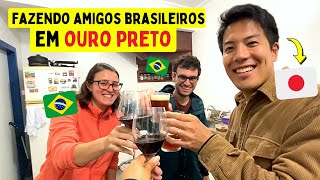 Fiz amigos brasileiros em Ouro Preto - Minas Gerais