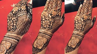 Raksha Bhandan Special full back hand beautifull mehndi design 2021//Wedding special mehndi design